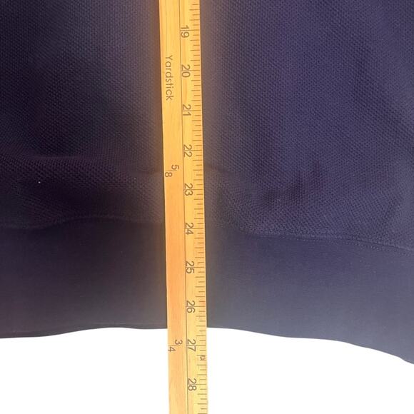 Polo Ralph Lauren 1/4 Zip Sweater Mens Medium Blue Classic Flesh Pony Preppy - Picture 8 of 10